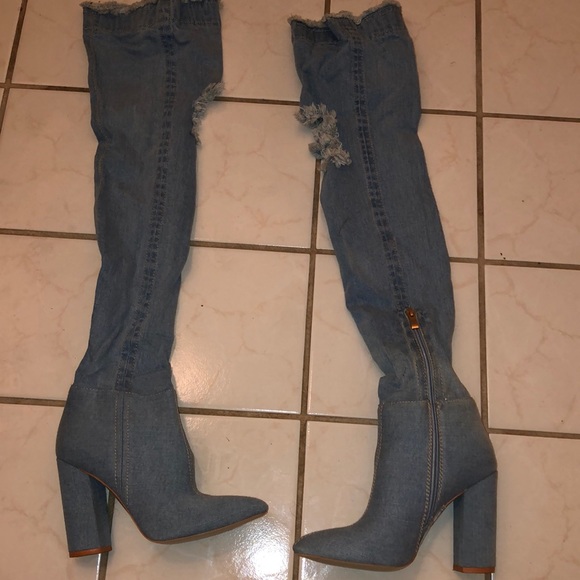 Blue jean heels - Picture 2 of 7